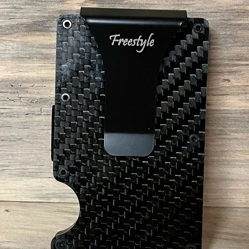 Freestyle Carbon Fiber Money Clip